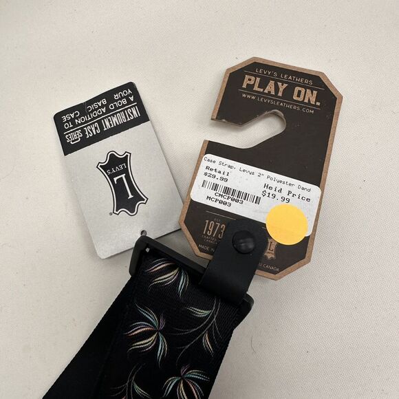Levy's Leathers Polyester Case Strap Fits Most Instrument Cases with D-Ring Clip - Picture 7 of 9